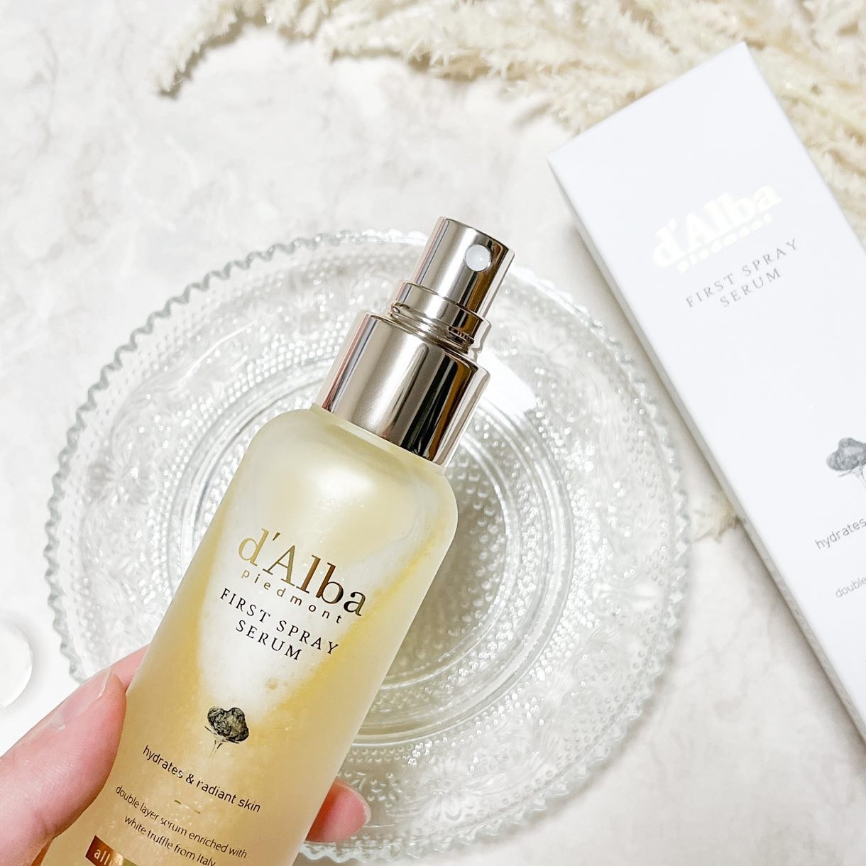 ダルバ ホワイトトリュフファーストスプレーセラム/ダルバ/ミスト状化粧水を使ったクチコミ（2枚目）