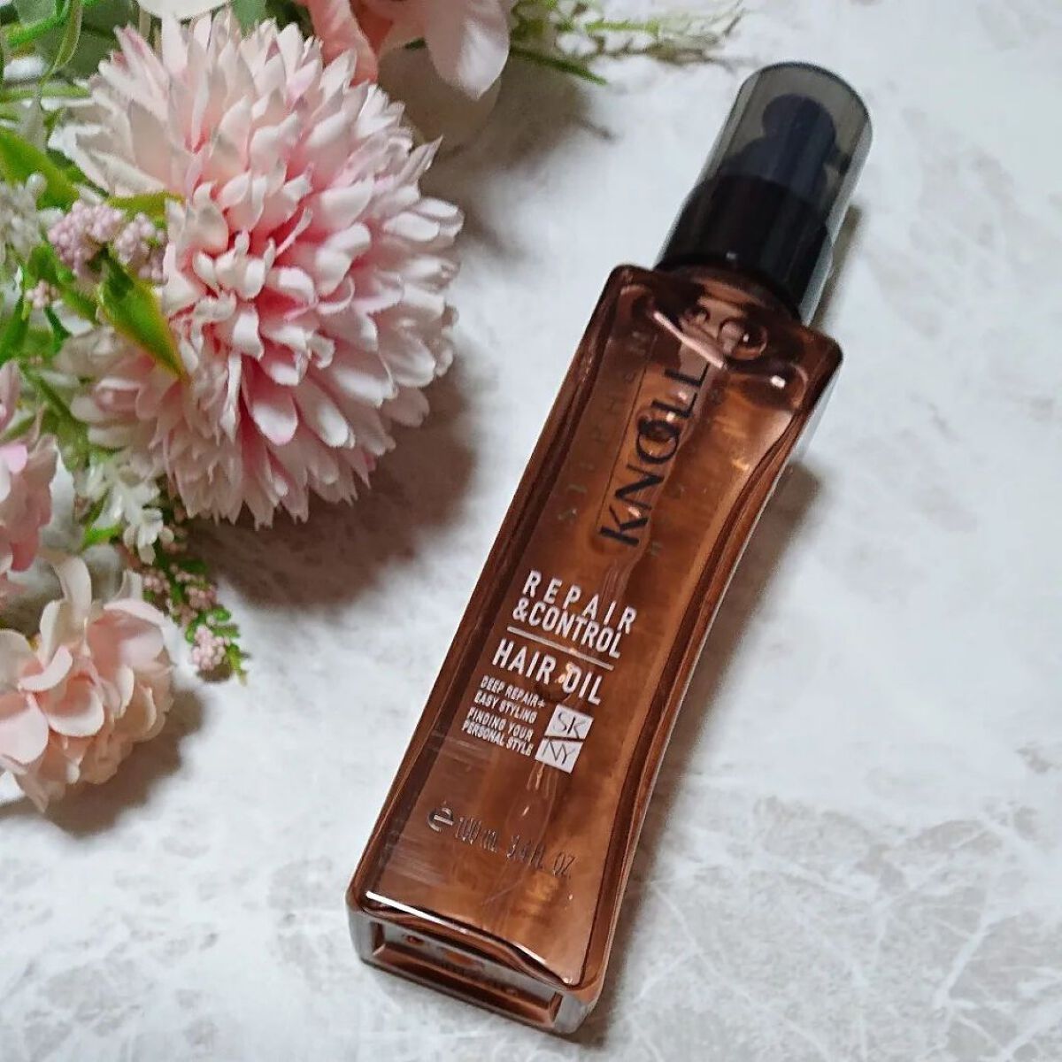 スティーブンノル ニューヨーク リペアコントロール ヘアオイル Ｗのクチコミ「・切れ毛やゴワつきが気になる方
・髪が普通～多い・普通～太い・硬めの方
におすすめのヘアオイル.....」（3枚目）