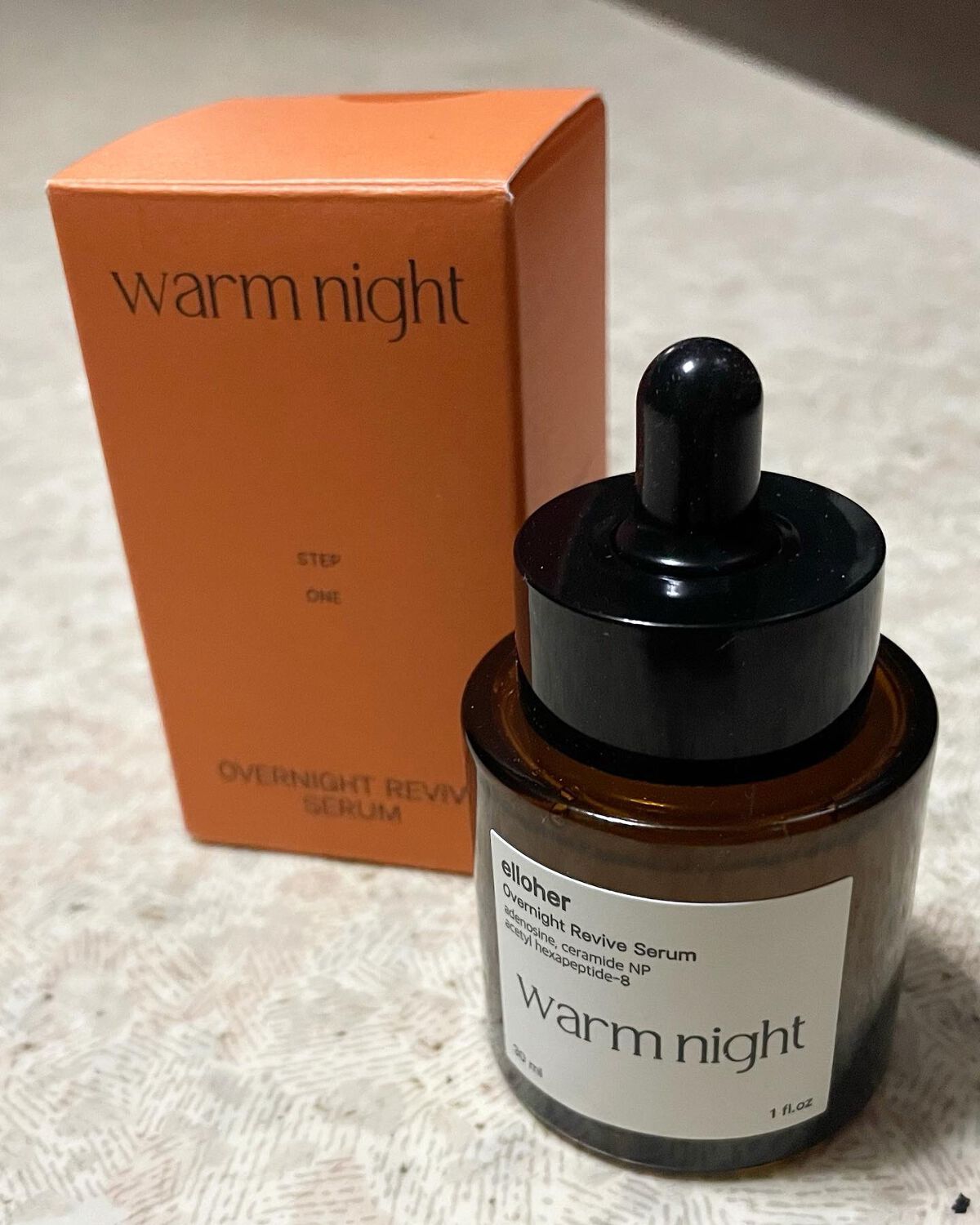 ウォームナイト - Overnight Revive Serum/elloher/美容液を使ったクチコミ（1枚目）