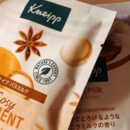 バスミルク コージーモーメント スイートオレンジ&スターアニスの香り/クナイプ/入浴剤を使ったクチコミ(1枚目)