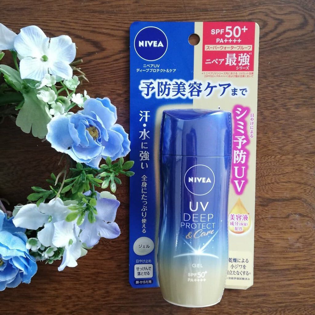 ニベアUV ディープ プロテクト＆ケア ジェル/ニベア/日焼け止めジェルを使ったクチコミ（2枚目）