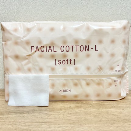 アルビオン フェイシャルコットンL(ソフト)/ALBION/コットンを使ったクチコミ(1枚目)