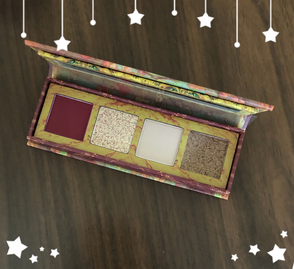 山海シリーズ 4色アイシャドウパレット/GirlCult/アイシャドウパレットを使ったクチコミ（3枚目）