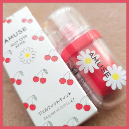 ジェルフィットティント/AMUSE/リップティントを使ったクチコミ(3枚目)