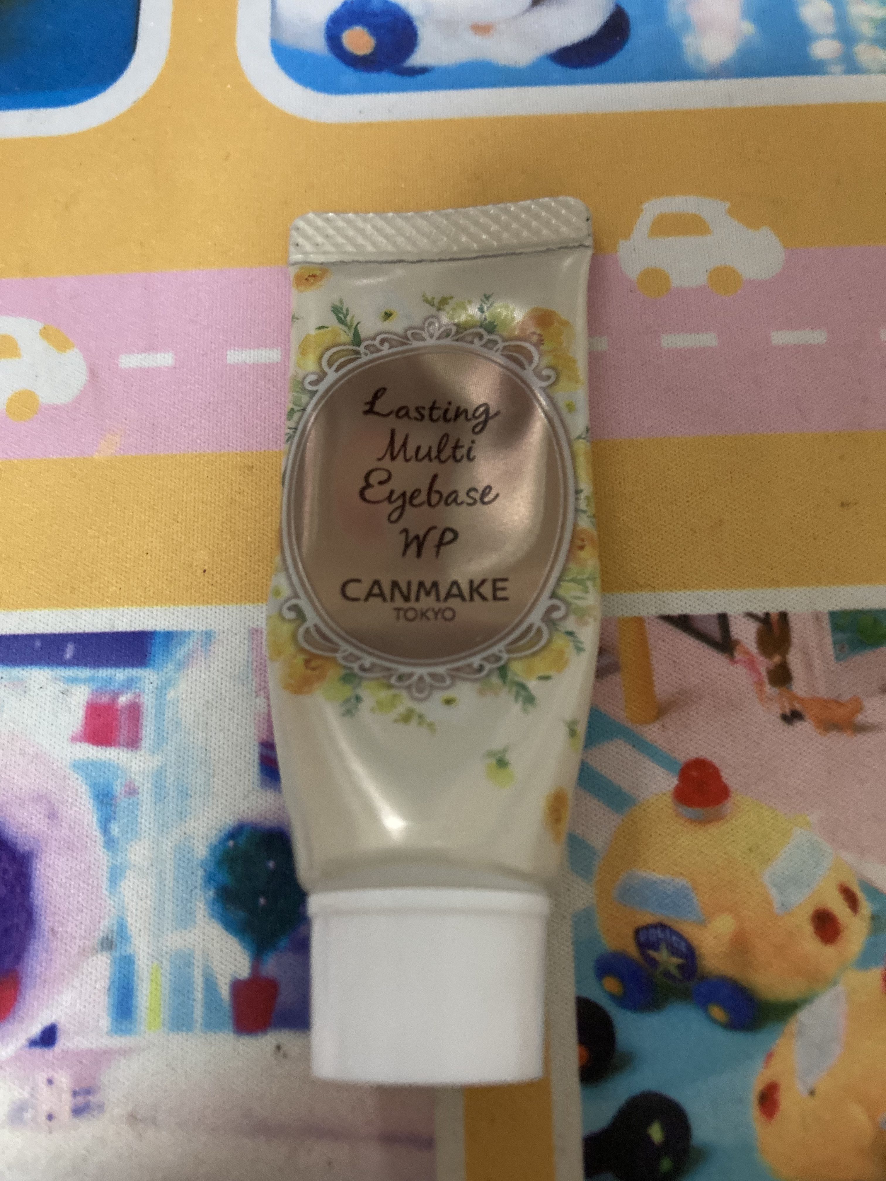ラスティングマルチアイベース WP 02 クリームイエロー/キャンメイク/アイシャドウベースを使ったクチコミ（1枚目）
