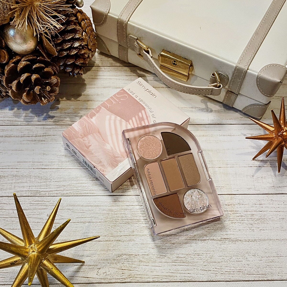 シンプレイン アイパレット/Sim;plain/アイシャドウパレットを使ったクチコミ(5枚目)