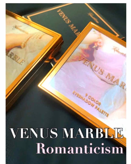 VenusMarble 9色アイシャドウパレット Romanticism(ロマンチシズム)/Venus Marble/アイシャドウパレットを使ったクチコミ(1枚目)
