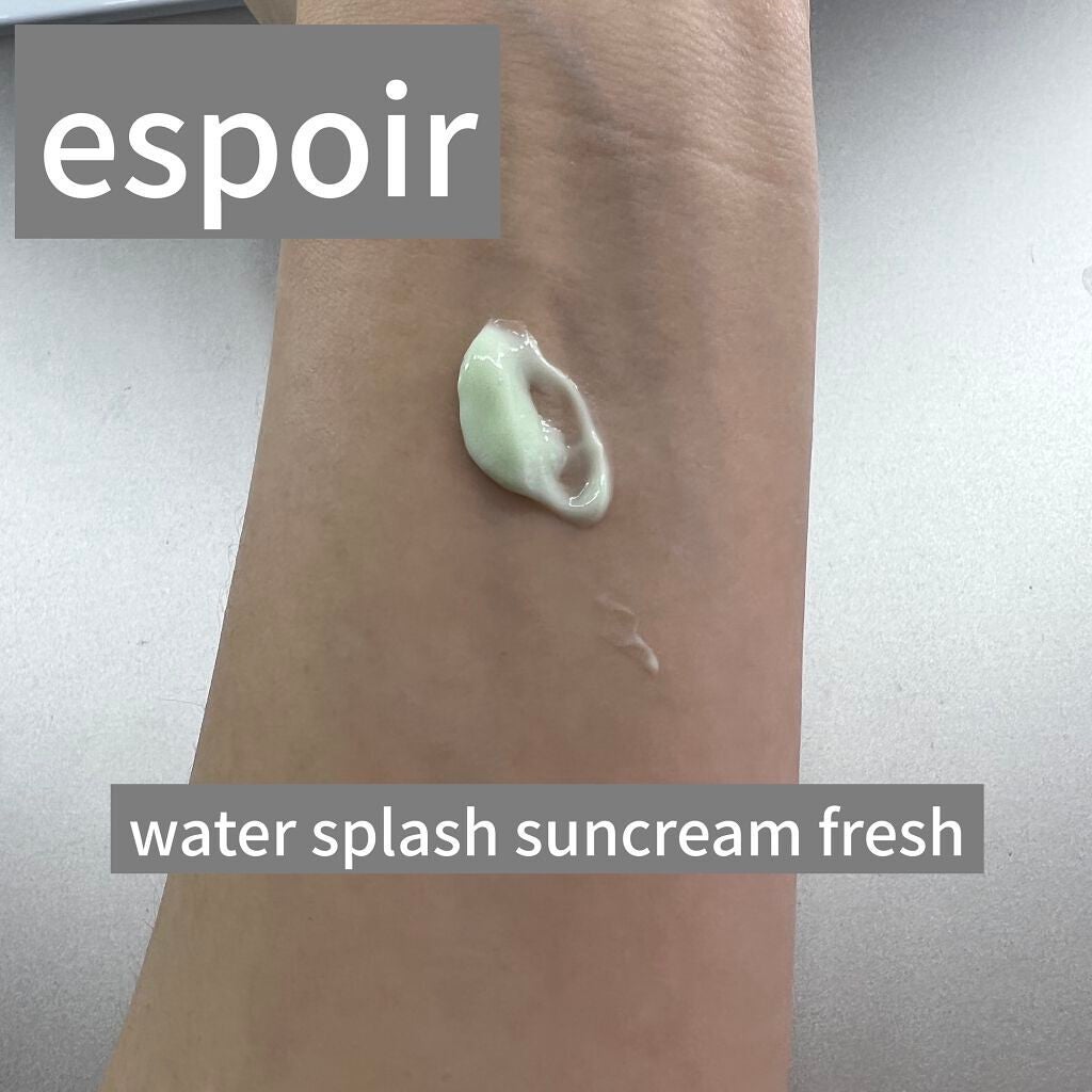 ウォータースプラッシュサンクリーム/espoir/日焼け止め・UVケアを使ったクチコミ(1枚目)