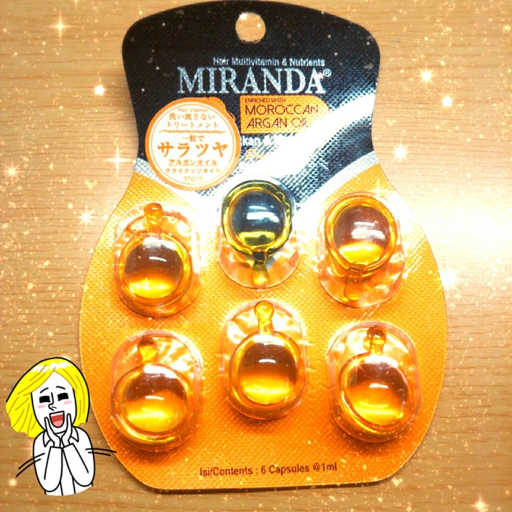 ヘアビタミン シルキーシャインヘアオイル/MIRANDA/ヘアオイルを使ったクチコミ(2枚目)