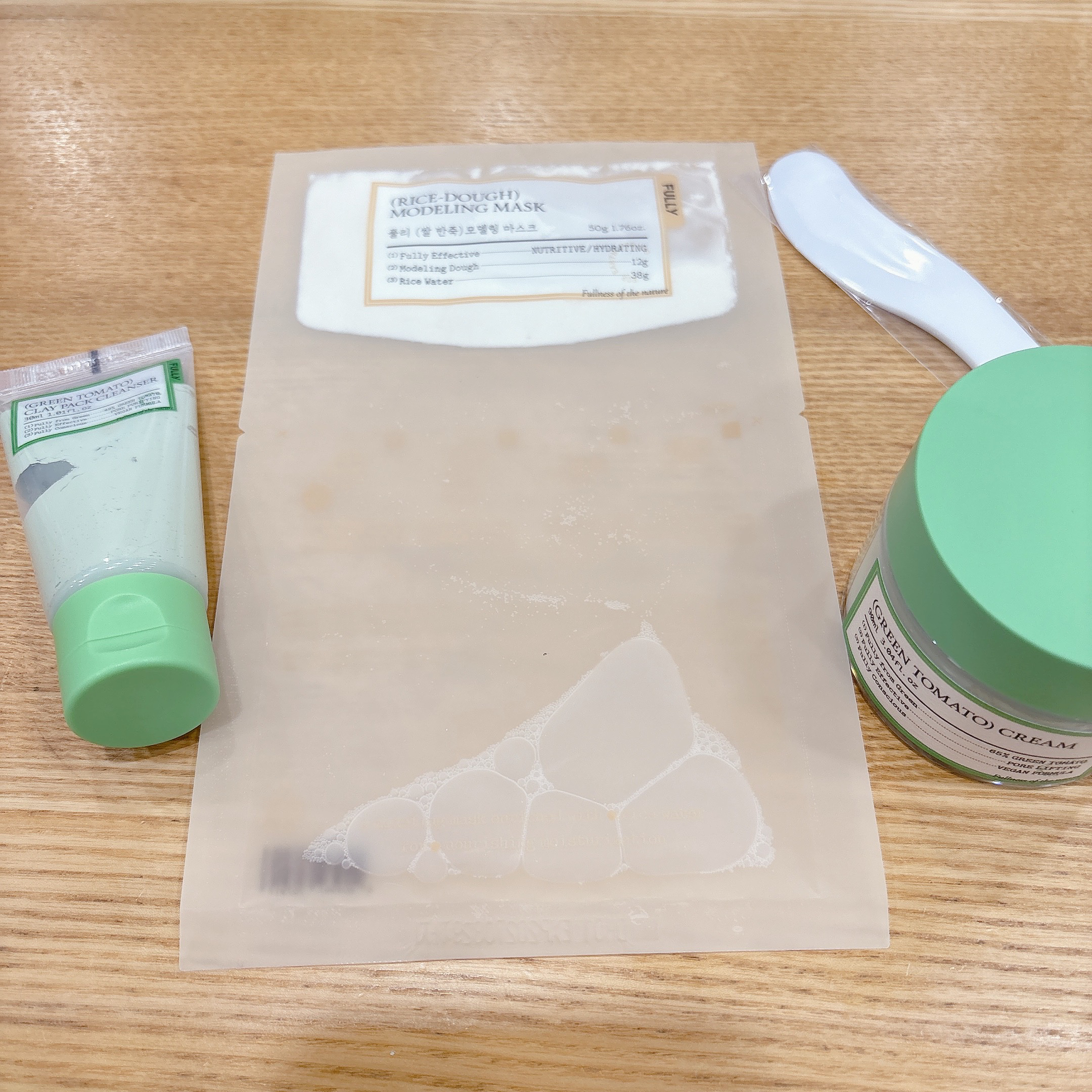 グリーントマトクレイマスククレンザー/FULLY/洗い流すパック・マスクを使ったクチコミ（2枚目）