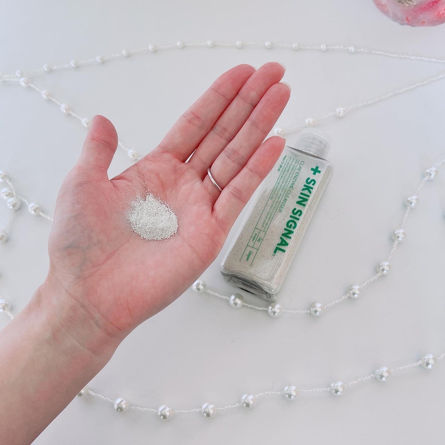 グリーン クレイ酵素クレンザー/SKIN SIGNAL/洗顔パウダーを使ったクチコミ(3枚目)