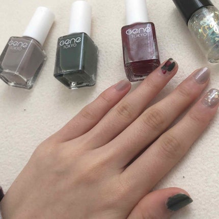 ITGグリッターネイル/DAISO/マニキュアを使ったクチコミ(4枚目)