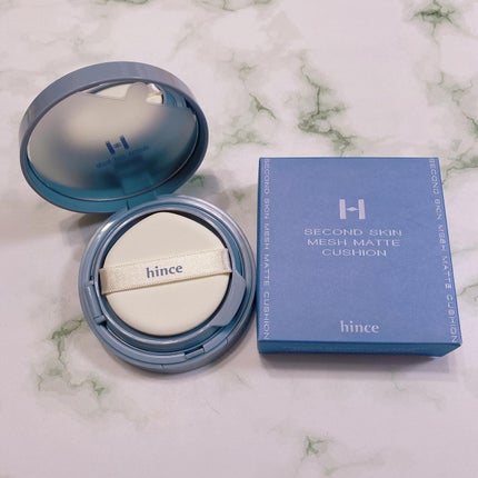 セカンドスキンメッシュマットクッション/hince/クッションファンデーションを使ったクチコミ(8枚目)