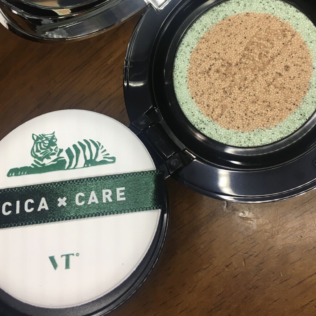 CICAレッドネスカバークッション/VT/クッションファンデーションを使ったクチコミ（2枚目）