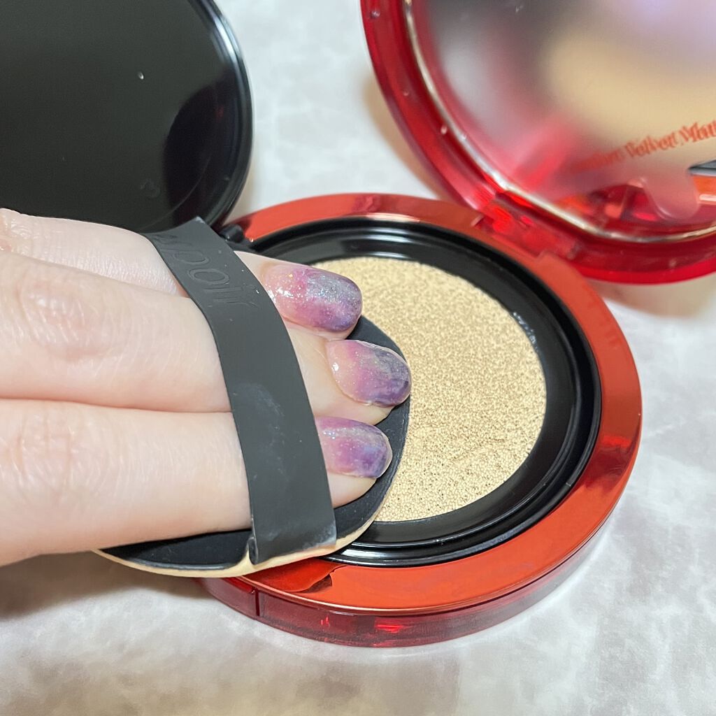 プロテーラービーベルベットカバークッション/espoir/クッションファンデーションを使ったクチコミ（2枚目）