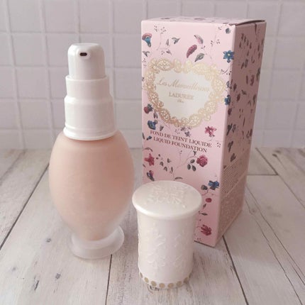 リクイド ファンデーション/レ・メルヴェイユーズ ラデュレ/リキッドファンデーションを使ったクチコミ(1枚目)