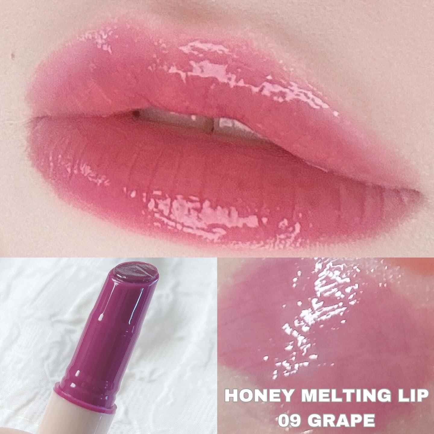 ハニーメルティングリップ/ネイチャーリパブリック/口紅を使ったクチコミ（3枚目）