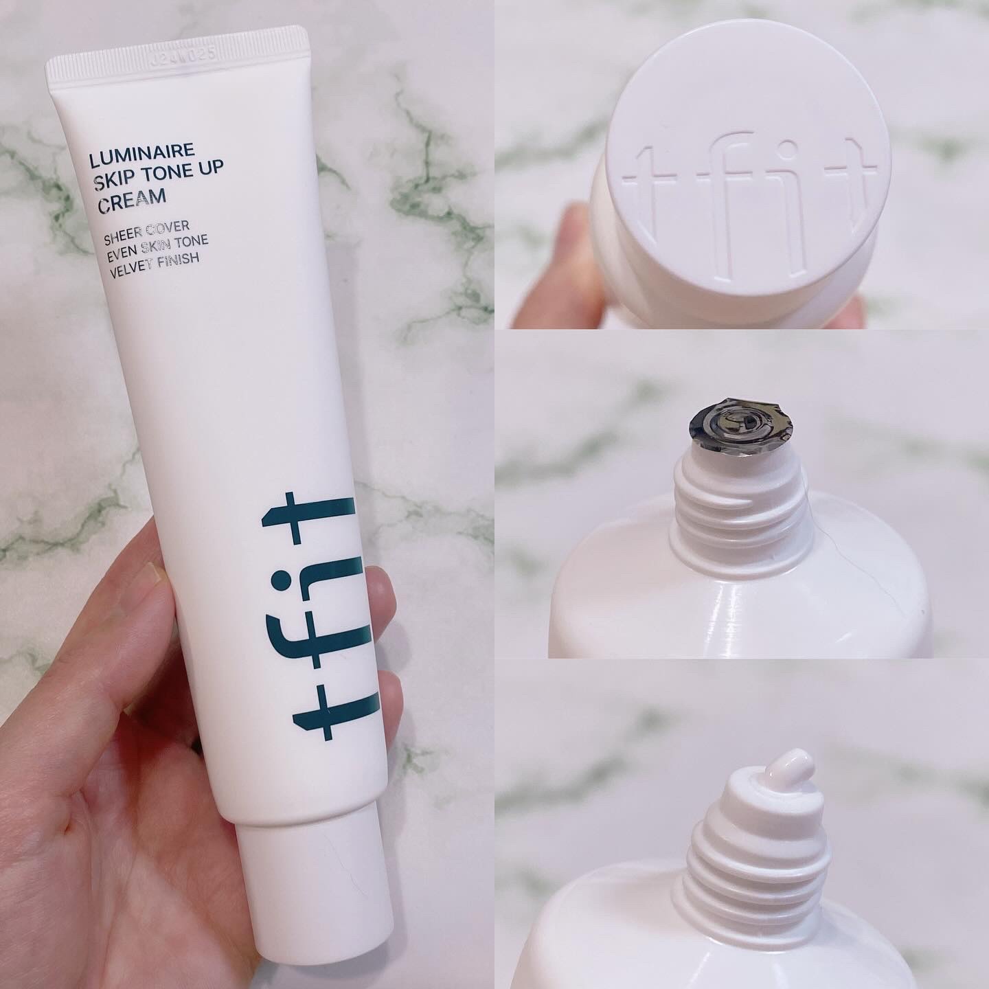 ルミネールスキップトーンアップクリーム/TFIT/化粧下地を使ったクチコミ（2枚目）
