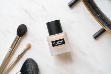 アンリミテッド ラスティング フルイド/shu uemura/リキッドファンデーションを使ったクチコミ（1枚目）