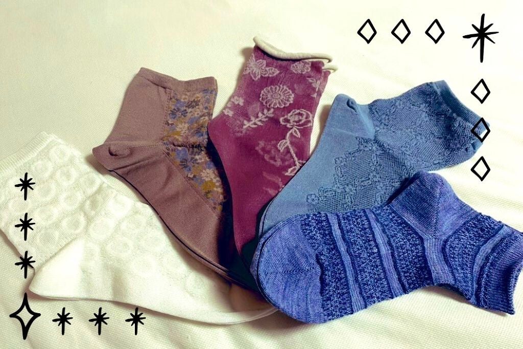 ミヤ on LIPS 「今回はコスメではありません⚠️私の買った靴下が可愛いくて、さら..」(1枚目)