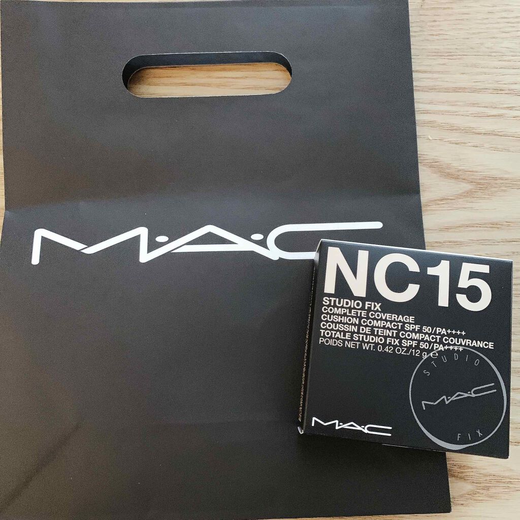 スタジオ フィックス コンプリート カバレッジ クッション コンパクト SPF 50 NC15/M・A・C/クッションファンデーションを使ったクチコミ（3枚目）