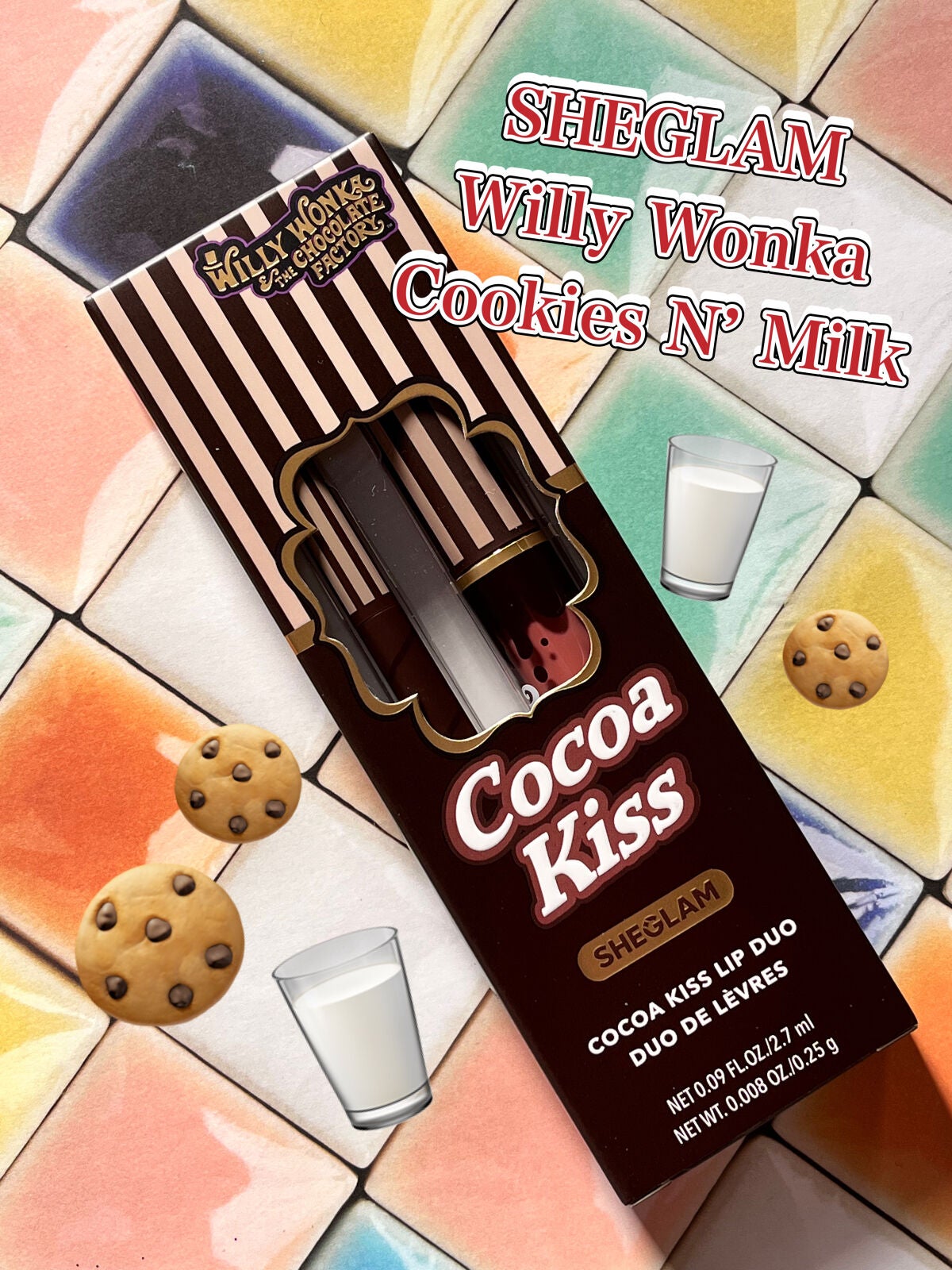 Willy Wonkaリップ牛乳/SHEGLAM/リップグロスを使ったクチコミ(1枚目)