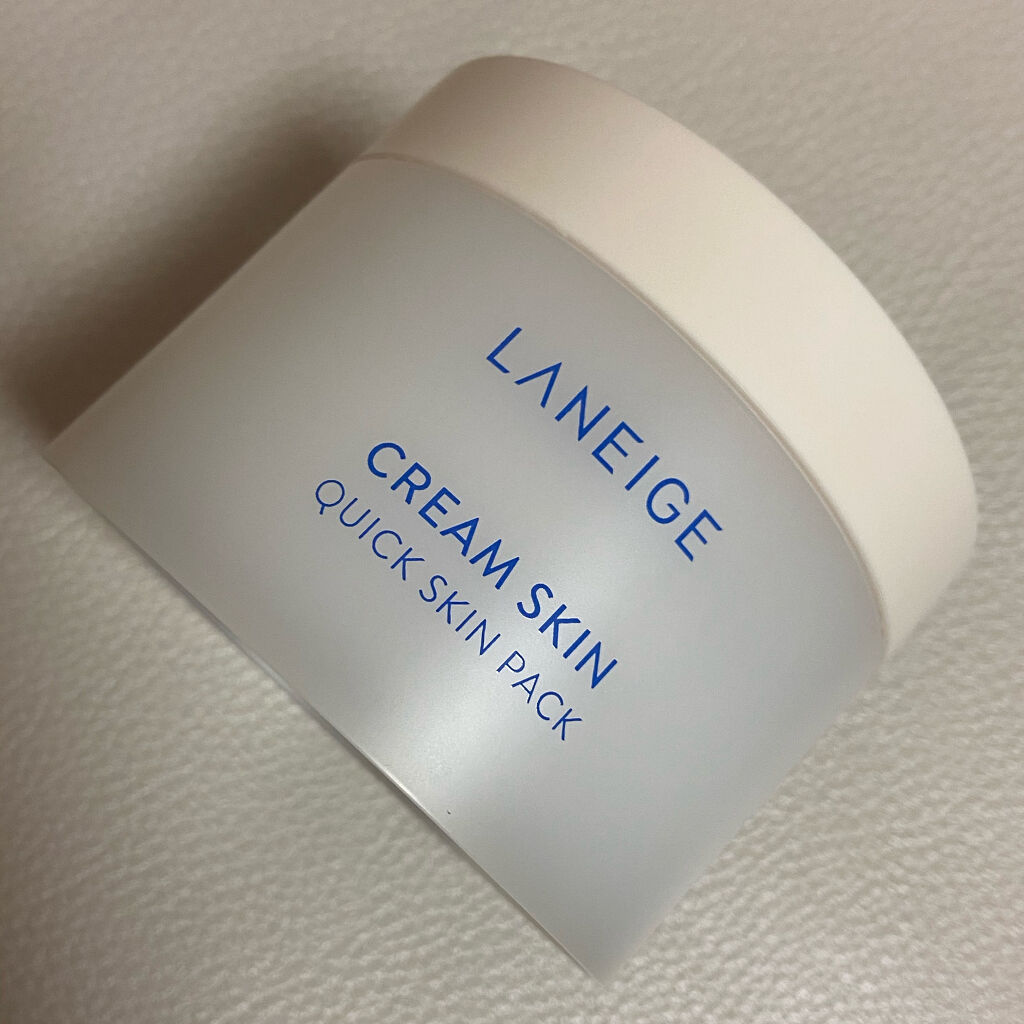 クリームスキン クイックスキンパック/LANEIGE/シートマスク・パックを使ったクチコミ（1枚目）