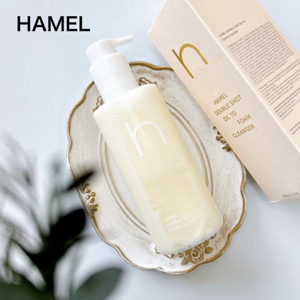 ダブルショットオイルトゥーフォームクレンザー/HAMEL/オイルクレンジングを使ったクチコミ(1枚目)