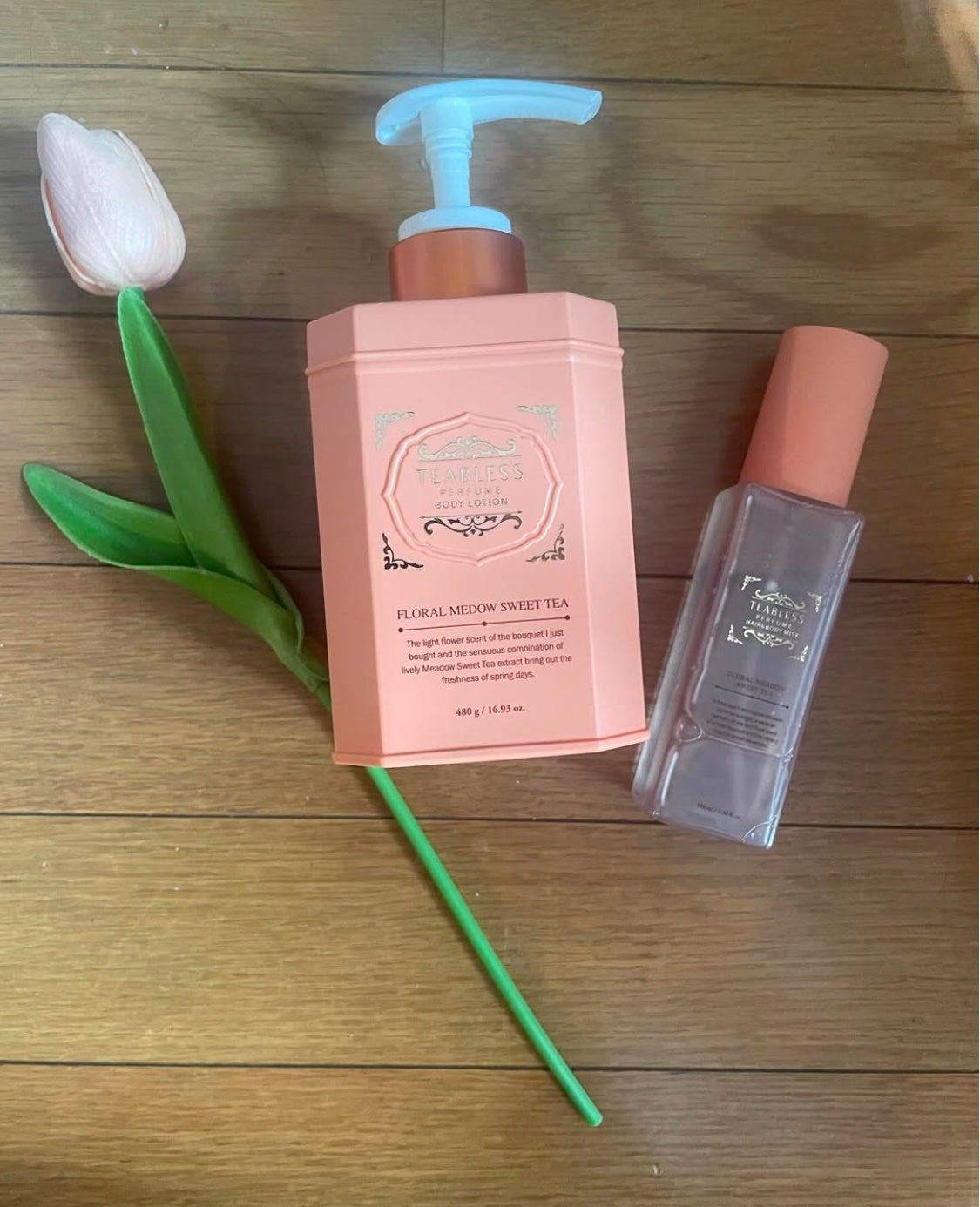 パヒュームヘア&ボディミスト フローラルメドウスウィートティー/TEABLESS/ヘアミストを使ったクチコミ(1枚目)