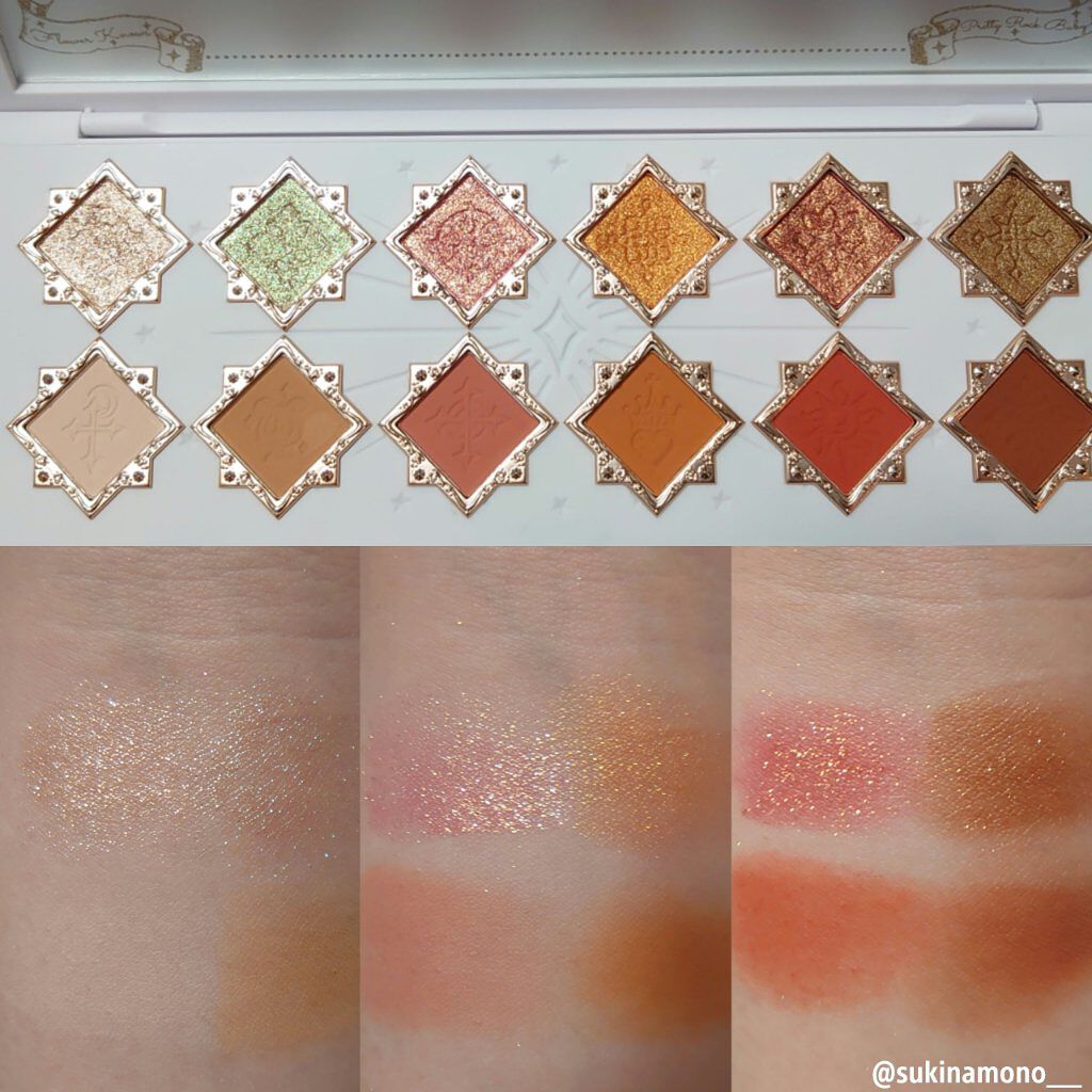 リトルエンジェル12色アイシャドウパレット/FlowerKnows/アイシャドウパレットを使ったクチコミ（2枚目）