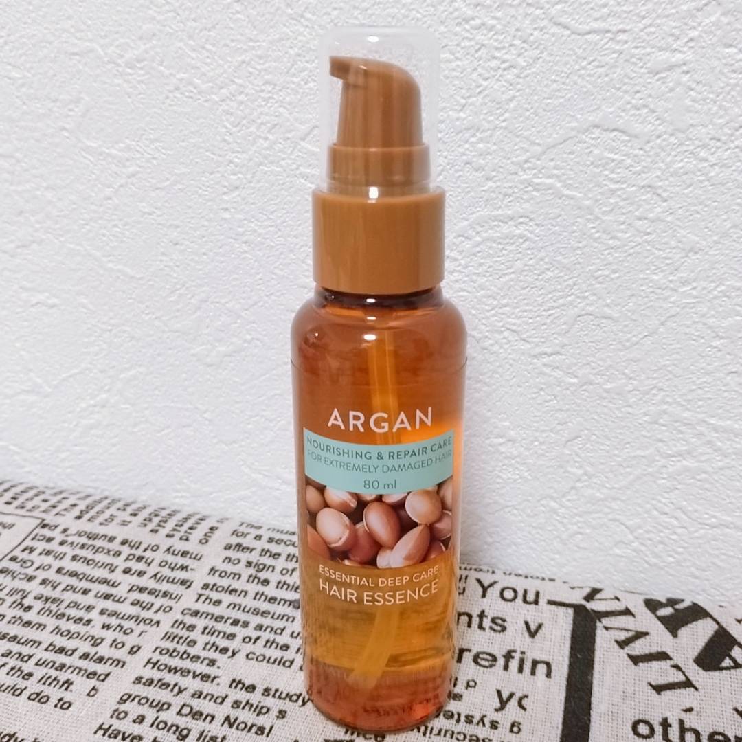 アルガンエッセンシャル ヘアオイル/ネイチャーリパブリック/ヘアオイルを使ったクチコミ（2枚目）