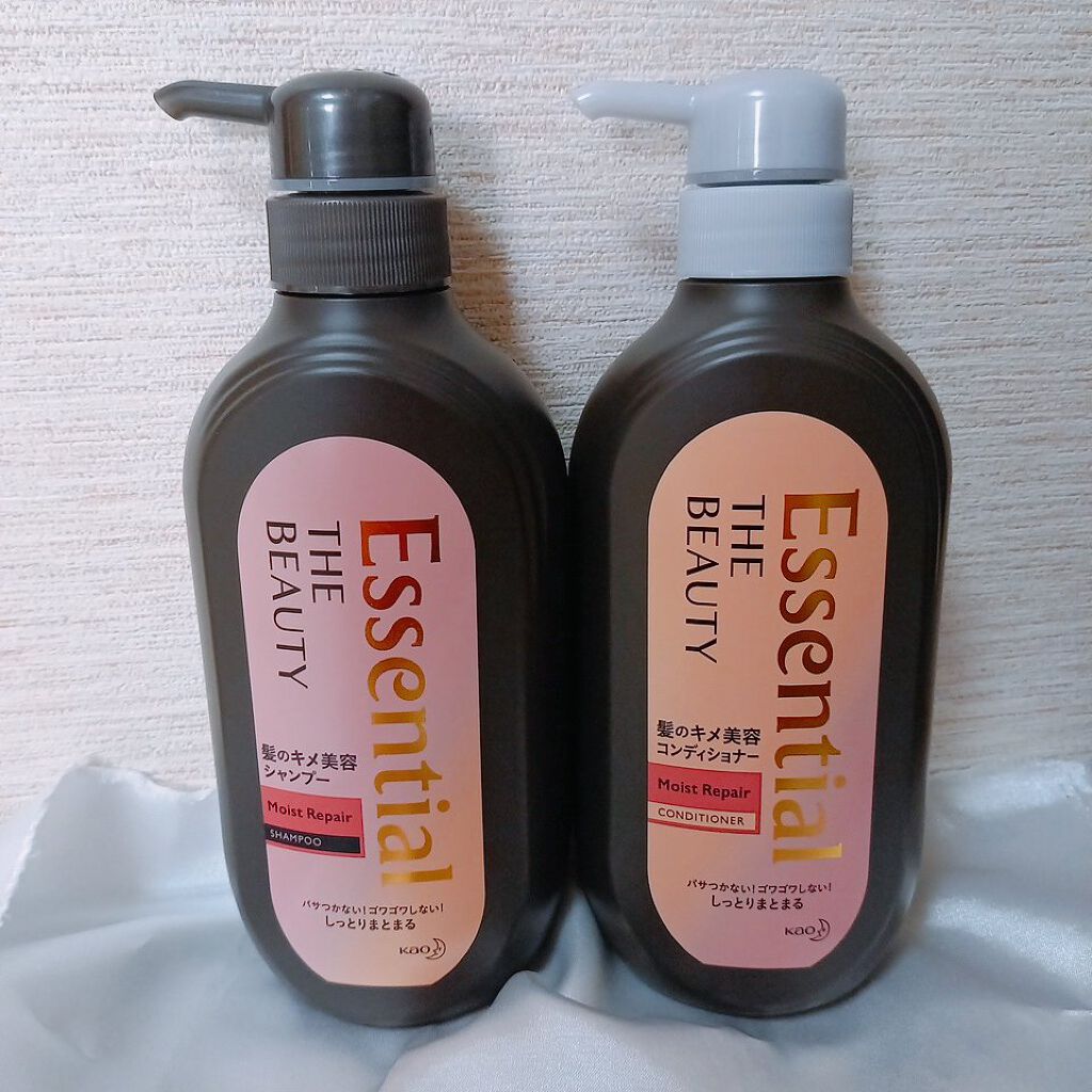 THE BEAUTY 髪のキメ美容シャンプー／コンディショナー＜モイストリペア＞	/エッセンシャル/市販シャンプーを使ったクチコミ（3枚目）