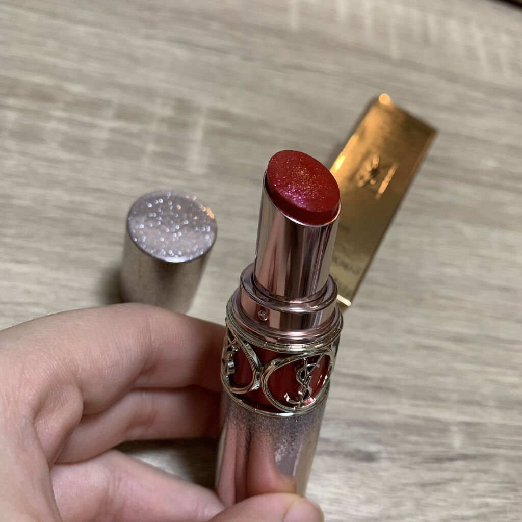 ルージュ ヴォリュプテ シャイン コレクター/YVES SAINT LAURENT BEAUTE/口紅を使ったクチコミ（2枚目）