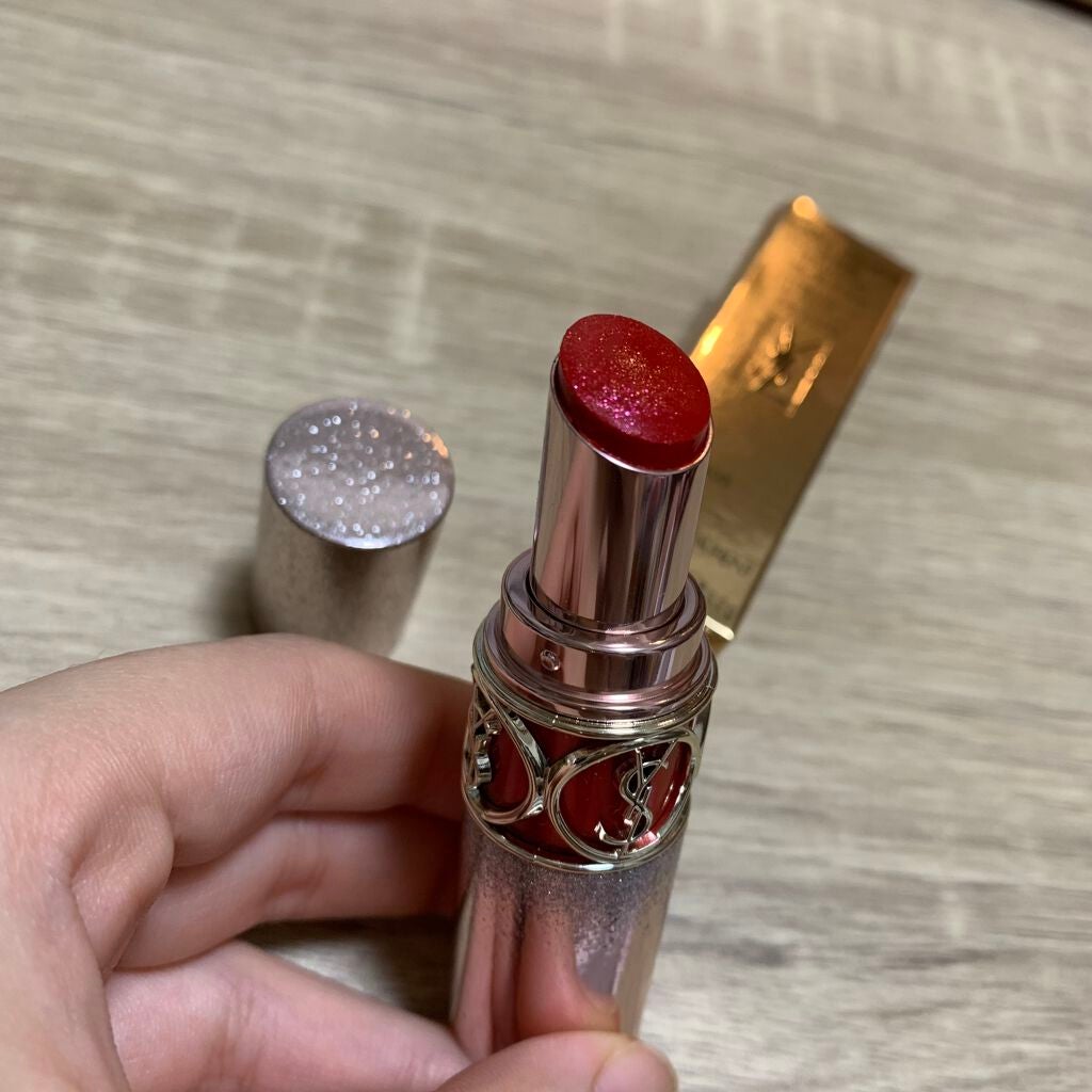 ルージュ ヴォリュプテ シャイン コレクター/YVES SAINT LAURENT BEAUTE/口紅を使ったクチコミ(2枚目)