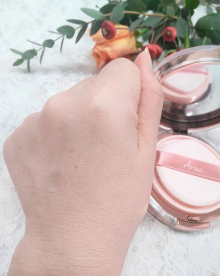 アリウル インクフェザーカバーラスティングクッション/Ariul/クッションファンデーションを使ったクチコミ(6枚目)