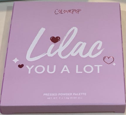 Lilac You A Lot Shadow Palette/ColourPop/アイシャドウパレットを使ったクチコミ(3枚目)