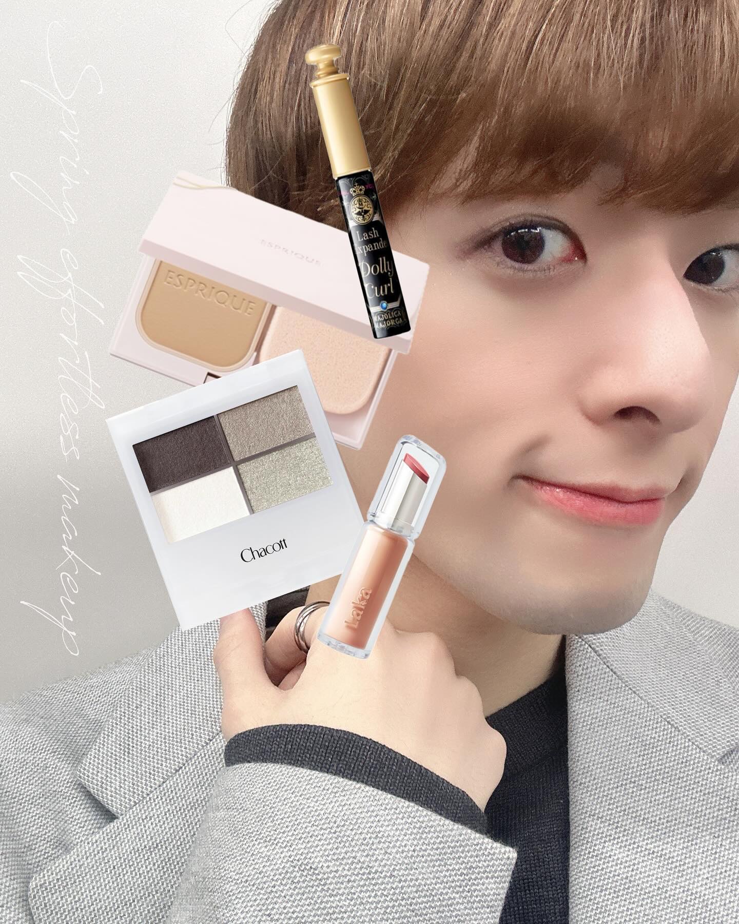 プレストチーク シームレスピンク/＆be/パウダーチークを使ったクチコミ（1枚目）