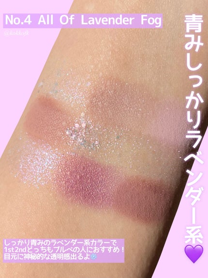 グリッターペディアアイパレット/unleashia/アイシャドウパレットを使ったクチコミ(4枚目)