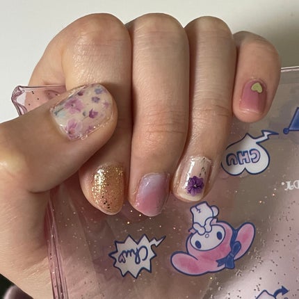 しずくネイルシール/キャンドゥ/ネイルシールを使ったクチコミ(1枚目)