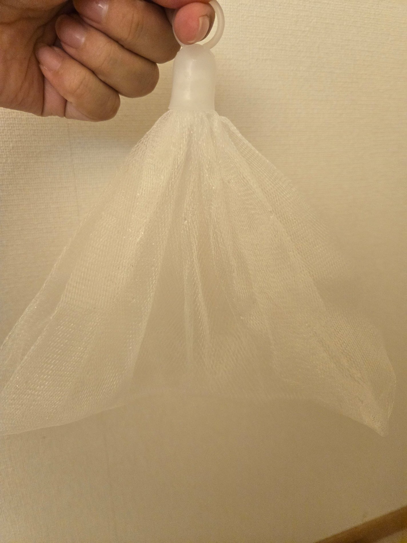 洗顔用泡立てネット/無印良品/その他スキンケアグッズを使ったクチコミ(2枚目)