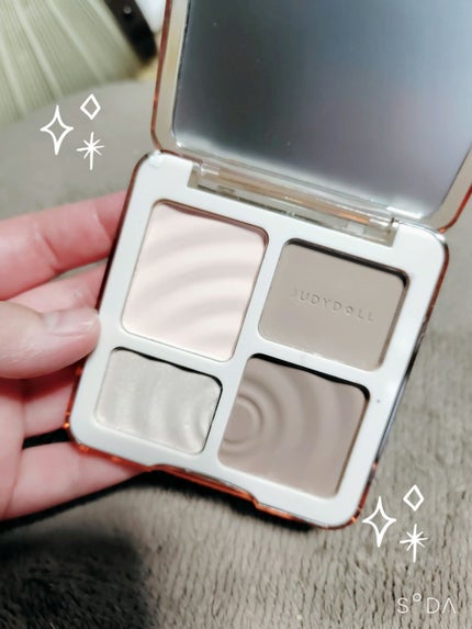 JUDYDOLL メリハリマスターパレット/JUDYDOLL/パウダーハイライトを使ったクチコミ(1枚目)