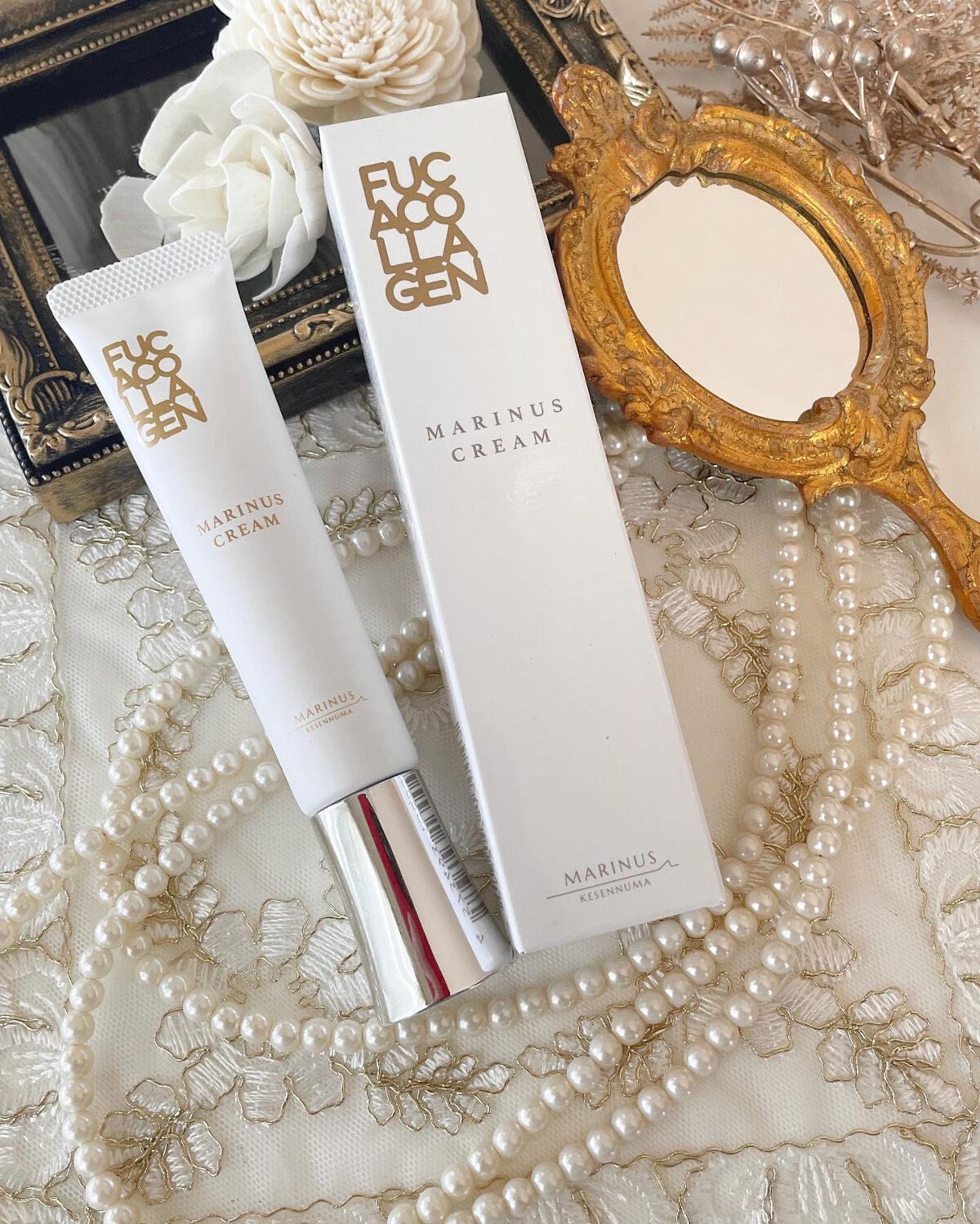 フカコラーゲンクリーム/MARINUS/フェイスクリームを使ったクチコミ（1枚目）