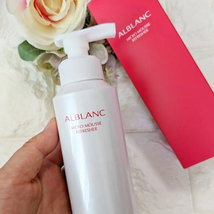 マイクロムース リフレッシャー/ALBLANC/泡洗顔を使ったクチコミ(2枚目)