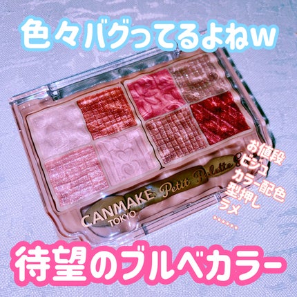 プティパレットアイズ/キャンメイク/パウダーアイシャドウを使ったクチコミ(1枚目)