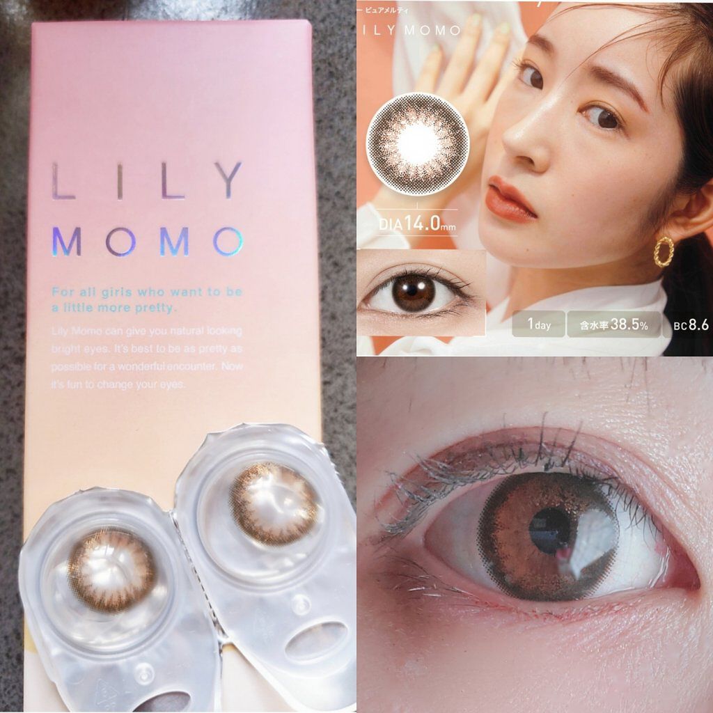LILY MOMO/LILY ANNA/カラーコンタクトレンズを使ったクチコミ（1枚目）