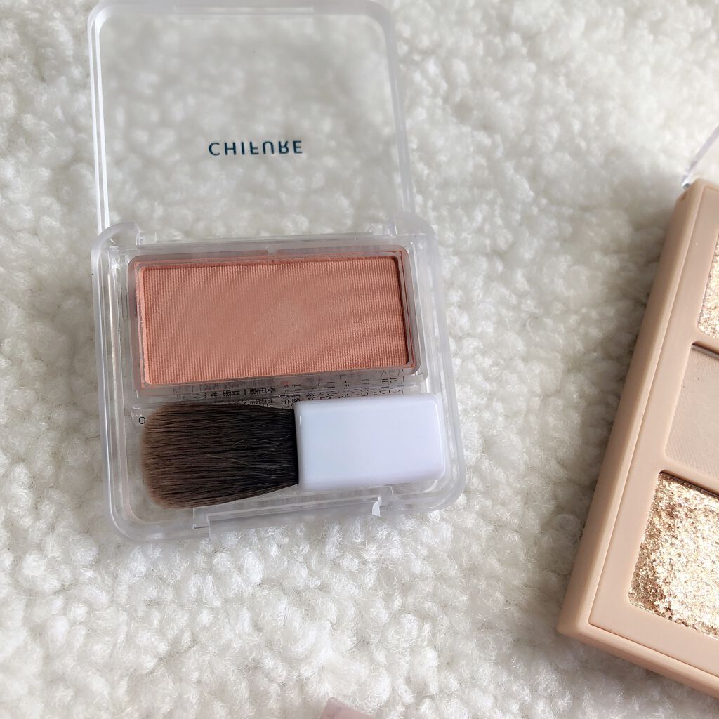 パウダー チーク/ちふれ/パウダーチークを使ったクチコミ（3枚目）