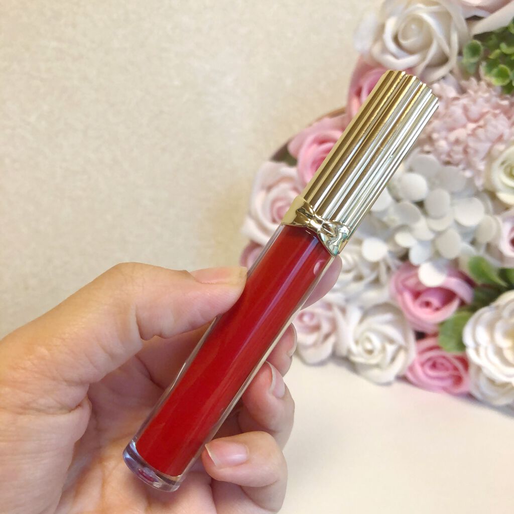 ピュア カラー エンヴィ キッサブル リップ シャイン 107　テンダー トラップ/ESTEE LAUDER/リップグロスを使ったクチコミ（1枚目）