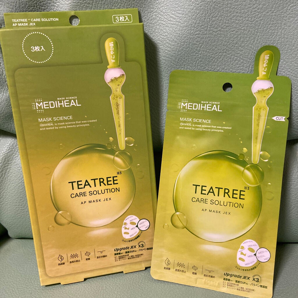 ティーツリーケアソリューション アンプルマスクJEX/MEDIHEAL/シートマスク・パックを使ったクチコミ(1枚目)
