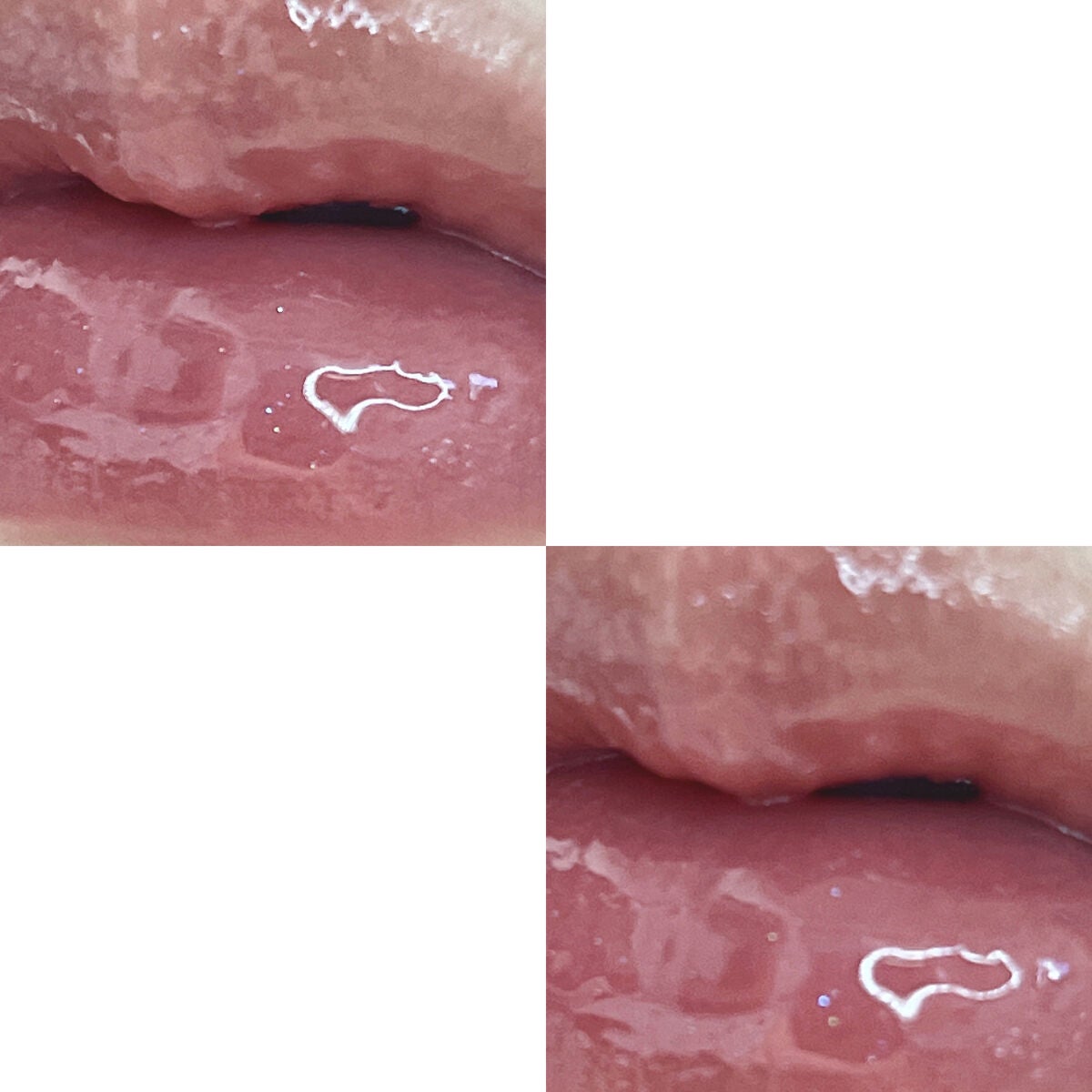 グラスティングウォーターグロス/rom&nd/リップグロスを使ったクチコミ(3枚目)