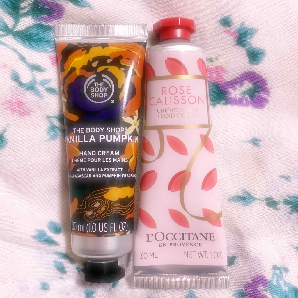 ハンドクリーム バニラパンプキン/THE BODY SHOP/ハンドクリームを使ったクチコミ(1枚目)